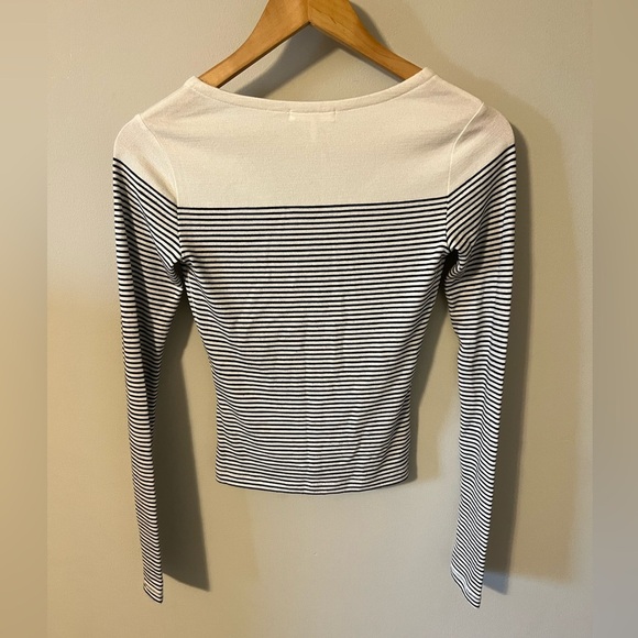 Rag & Bone the Knit Stripe Vee Cardigan XXS - Picture 10 of 10